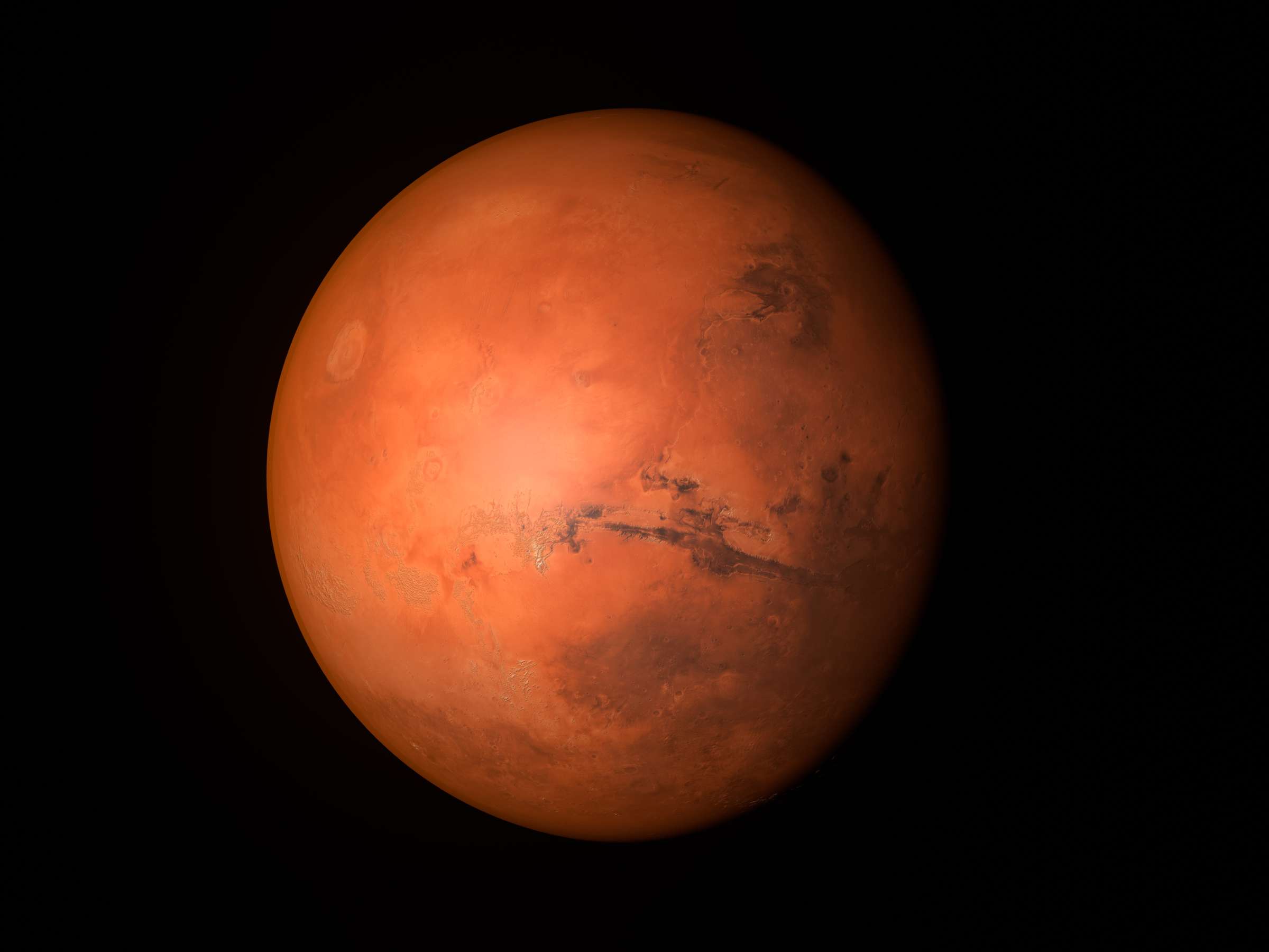 Bild vom Mars | Quelle: https://www.google.com/url?sa=i&url=https%3A%2F%2Fwww.fr.de%2Fwissen%2Fhaben-zwei-nasa-raumsonden-leben-auf-dem-mars-versehentlich-ertraenkt-93427036.html&psig=AOvVaw0rZTHY5VwleiOUj4tFtgKu&ust=1732901788804000&source=images&cd=vfe&opi=89978449&ved=0CBQQjRxqFwoTCKjR6rHI_4kDFQAAAAAdAAAAABAE
